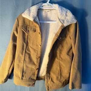 SHEIN White Faux Fur Jacket